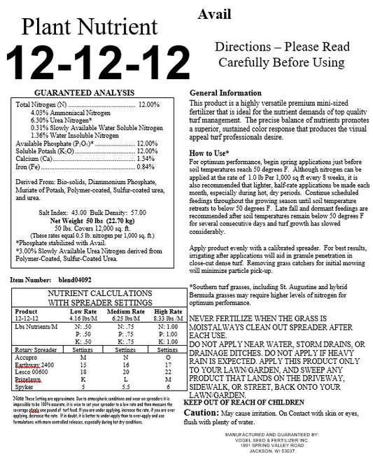 Starter Fertilizer